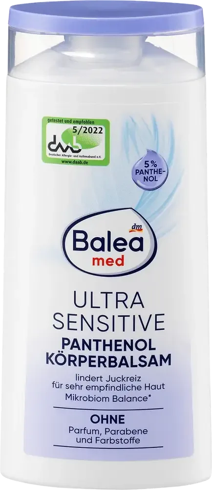 Balea Körperpflege Balsam Ultra Sensitive Panthenol