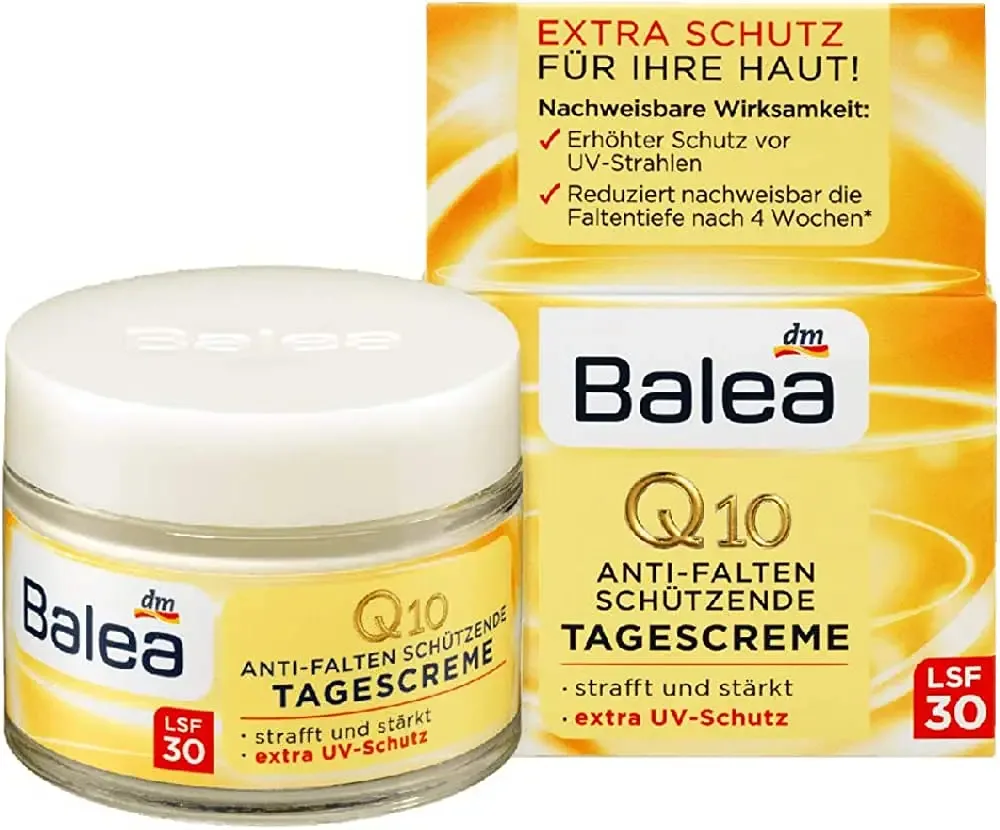 Balea Q10 Anti-Falten Tagescreme LSF 30