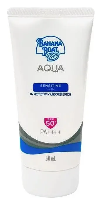 Banana Boat Aqua Sensitive Skin UV Protection Suncreen Lotion SPF50+ PA++++