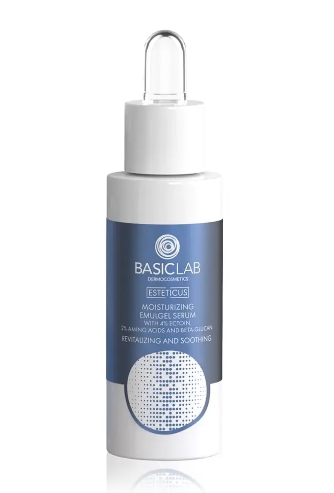 BasicLab Esteticus Moisturizing Emu-Gel With 4% Ectoin