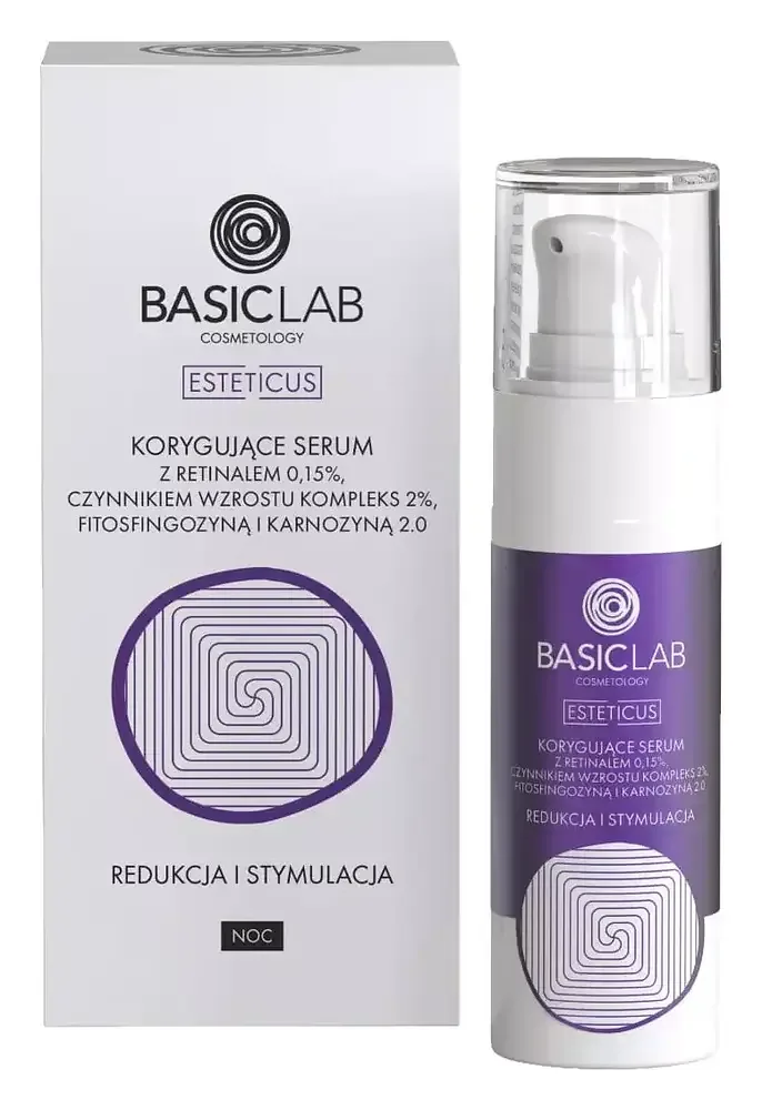 BasicLab Korygujące Serum Z Retinalem 0,15%