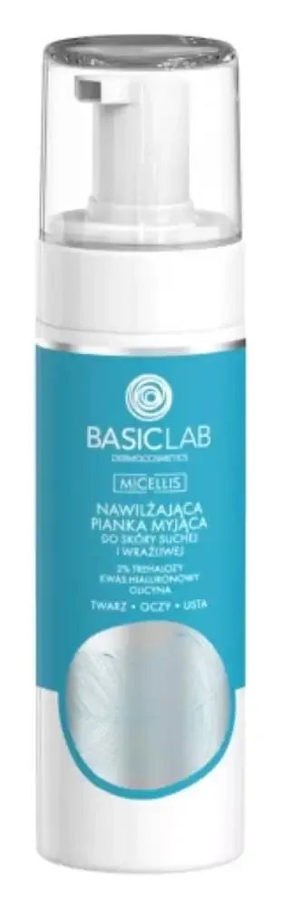 BasicLab Nawilżająca Pianka Myjąca