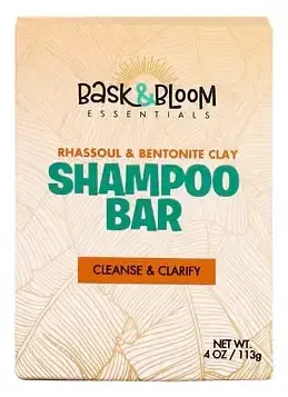 Bask & Bloom Rhassoul & Bentonite Clay Shampoo Bar