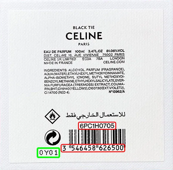Where the batch code is on a KVD Vegan Beauty package
