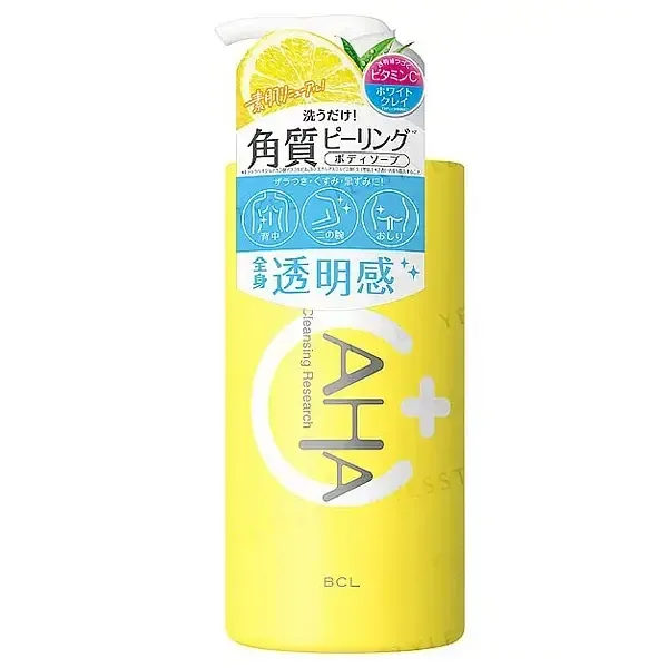 BCL AHA Cleansing Research Body Peel Soap C Fresh Citrus