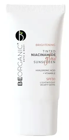 Be Organic Tinted Niacinamide Glow Sunscreen SPF 30