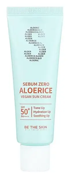 be the skin Sebum Zero Aloerice Vegan Sun Cream SPF 50+ PA++++