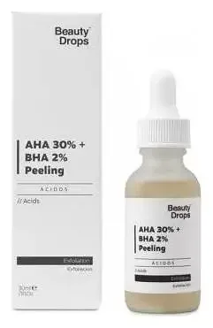 beauty drops AHA 30% + BHA 2% Peeling