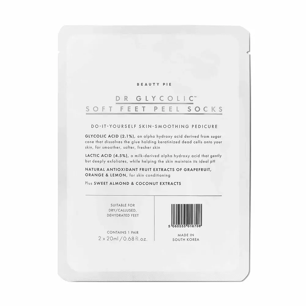 Beauty Pie Dr Glycolic Soft Feet Peel Socks