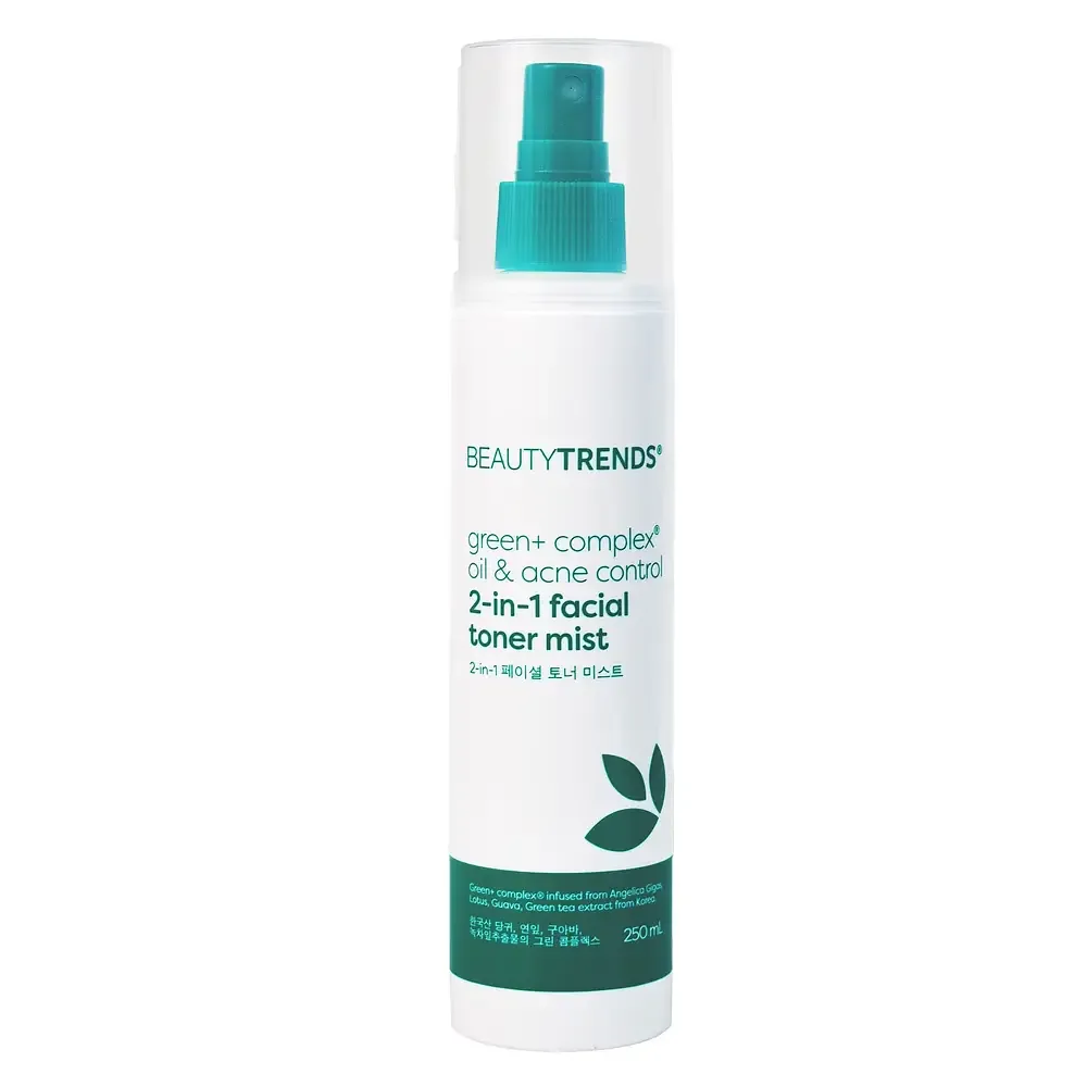 Beautytrends Green+ Complex Oil & Acne Control 2-In-1 Facial Toner Mist