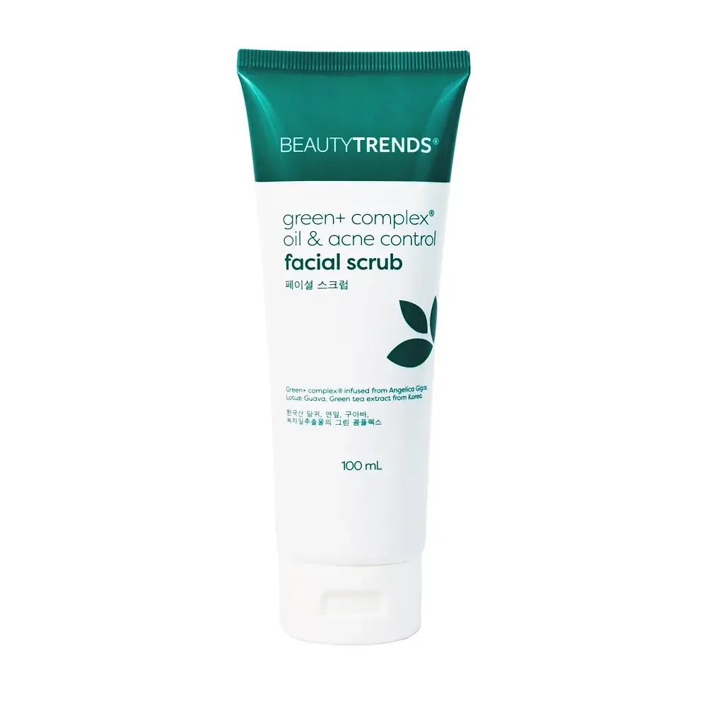 Beautytrends Green+ Complex Oil & Acne Control Facial Scrub