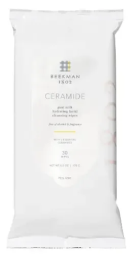 Beekman 1802 Ceramide Facial Cleansing Wipes