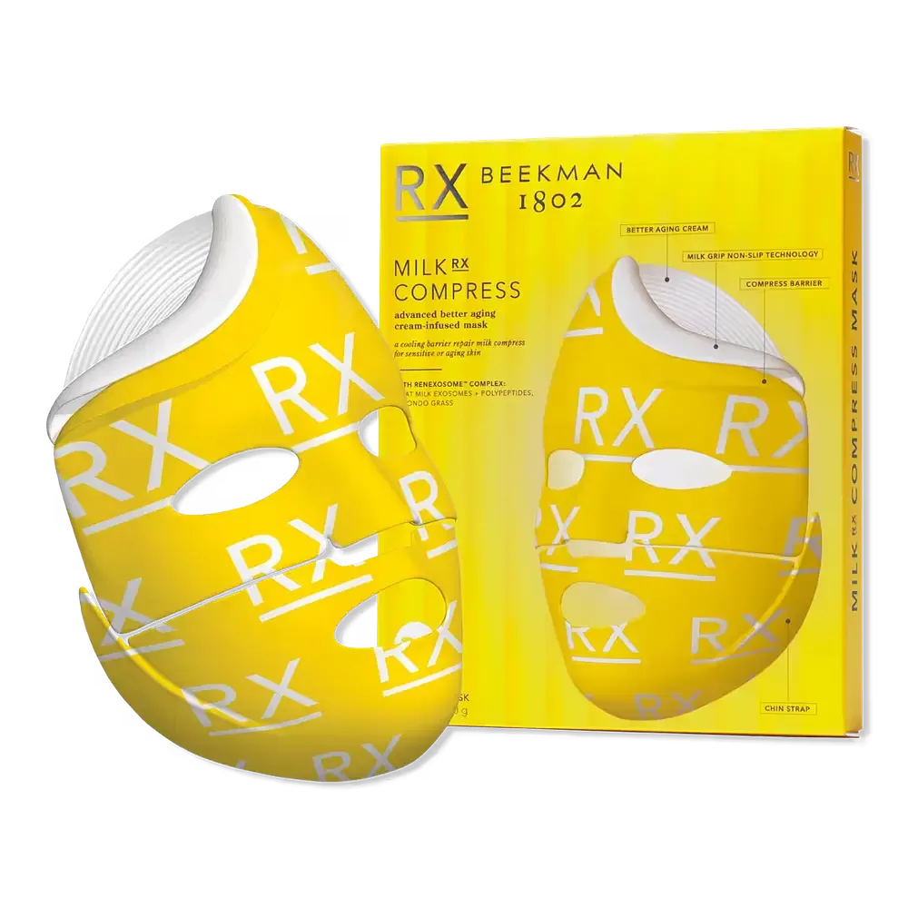 Beekman 1802 Milk RX Compress Advanced Better Aging Cream-Infused Mask
