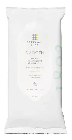 Beekman 1802 Smooth Exfoliating Facial Cleansing Wipes
