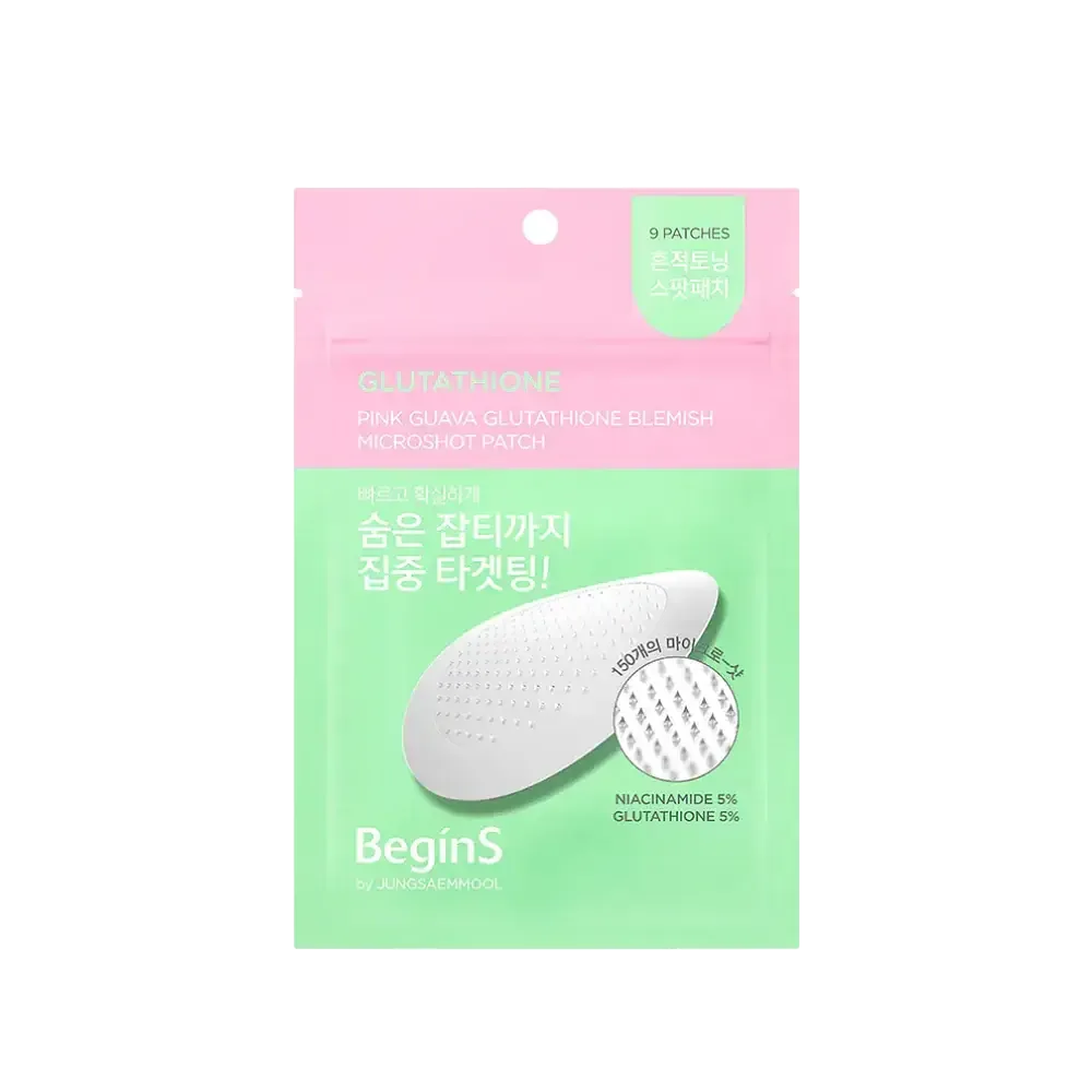 BeginS Pink Guava Glutathione Blemish Microshot Patch