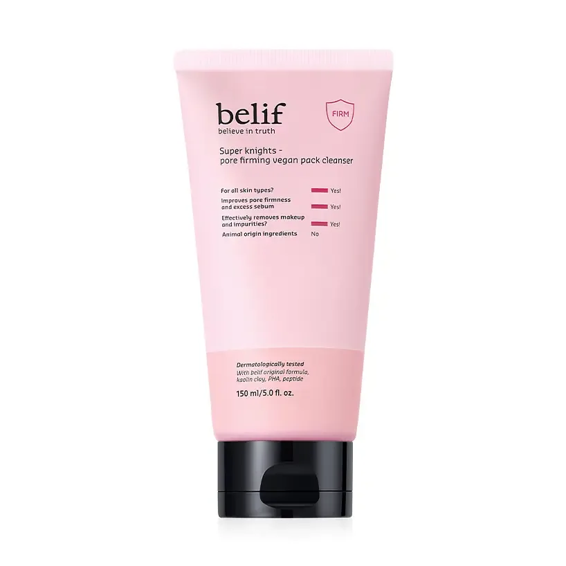 belif Super Knights Pore Firming Vegan Pack Cleanser
