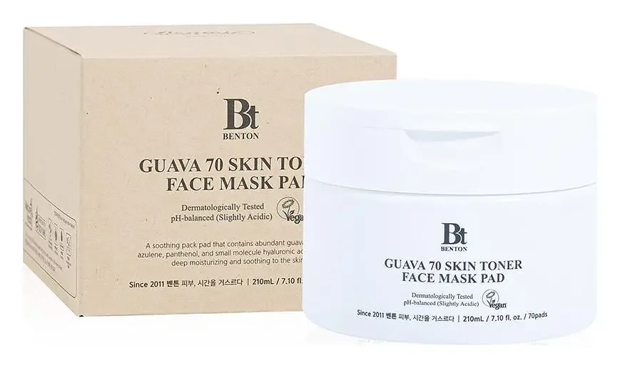 BENTON Guava 70 Skin Toner Face Mask Pad