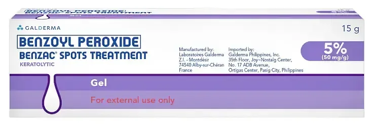 Benzac Benzoyl Peroxide Spots Treatment Gel 5%