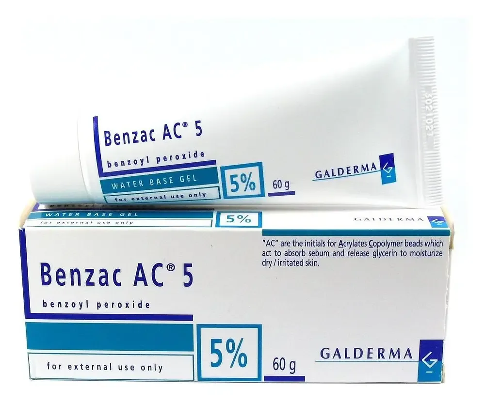 Benzac Water Base Gel 5%