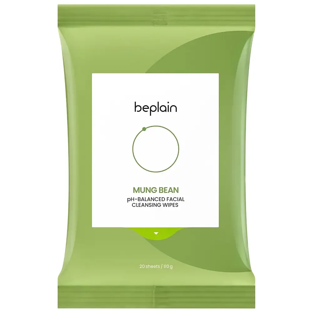Beplain Mung Bean pH Balanced Facial Cleansing Wipes