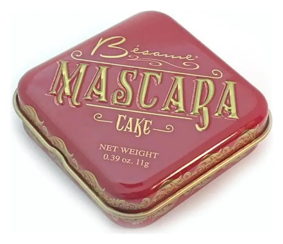 Besame Cosmetics Brown Cake Mascara 1920