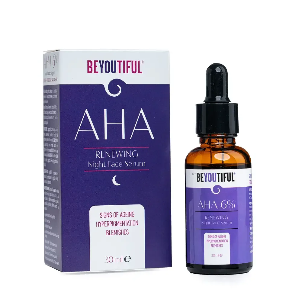 Beyoutiful AHA Renewing Night Face Serum
