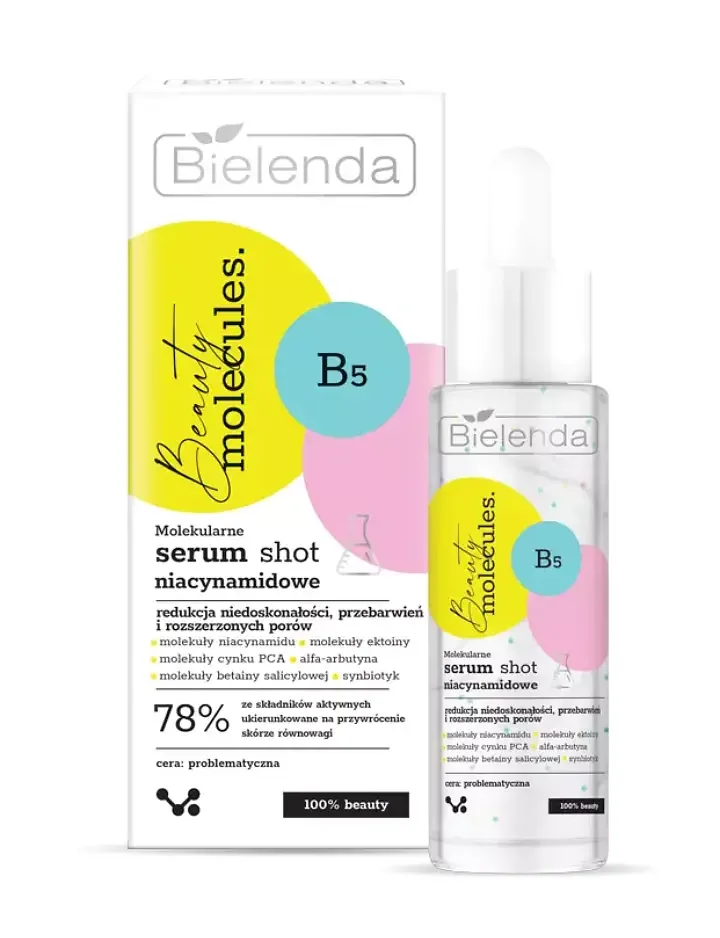 Bielenda Beauty Molecules Molekularne Niacynamidowe Serum Shot