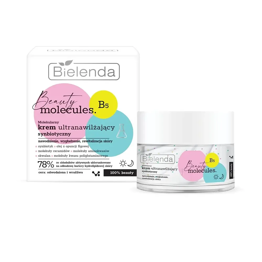 Bielenda Beauty Molecules Molekularny Krem Ultranawilżający Synbiotyczny
