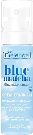 Bielenda BLUE MATCHA Blue Water Cream-Toner 2in1