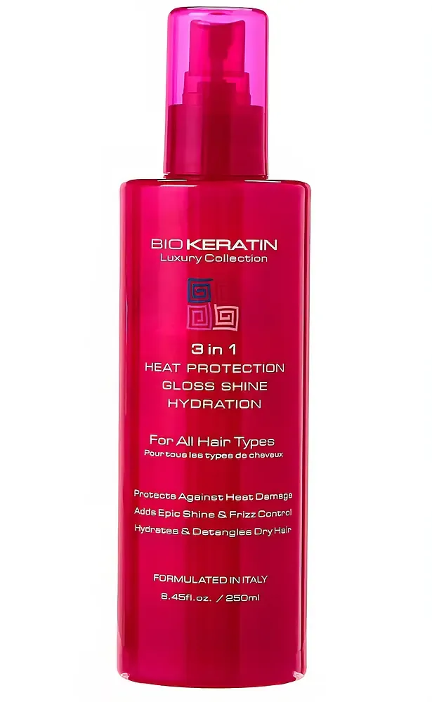 BioKeratin Luxury Collection 3 in 1 Heat Protection Gloss Shine Hydration