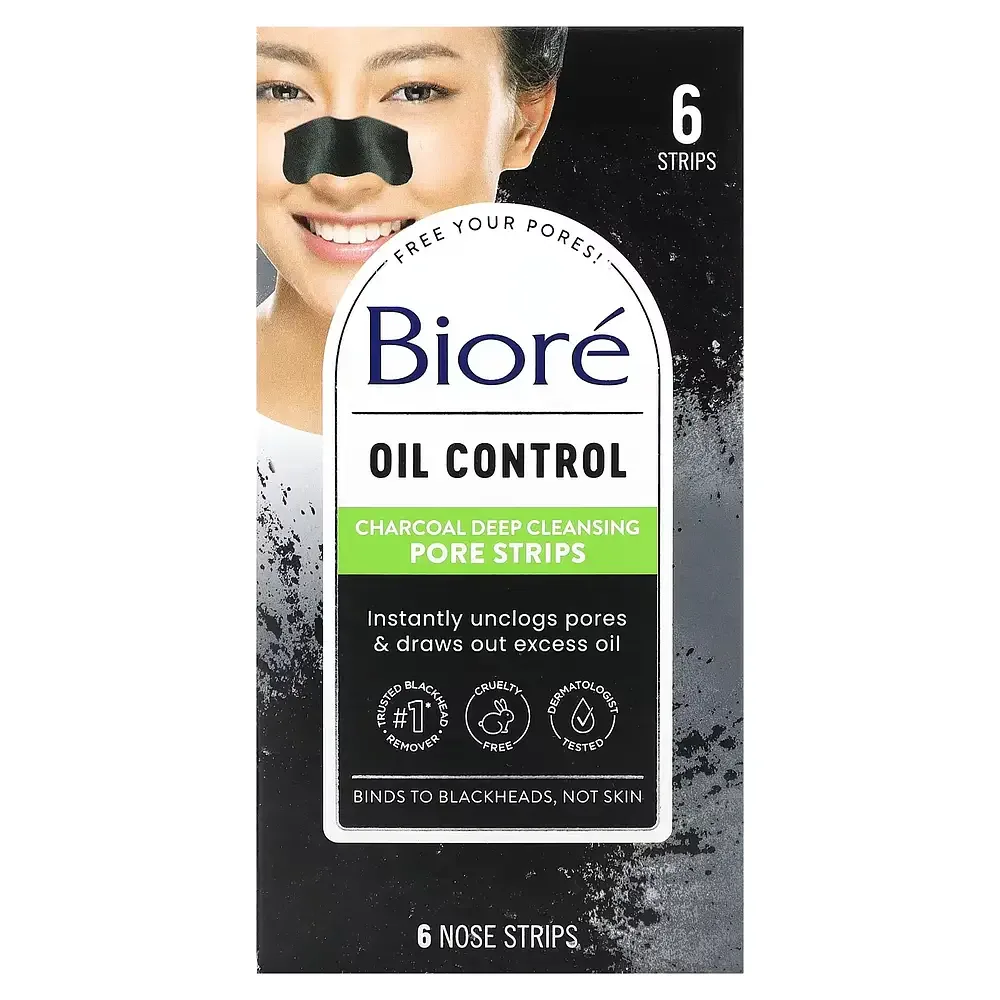 Biore Oil Control Charcoal Deep Cleansing Pore Strips
