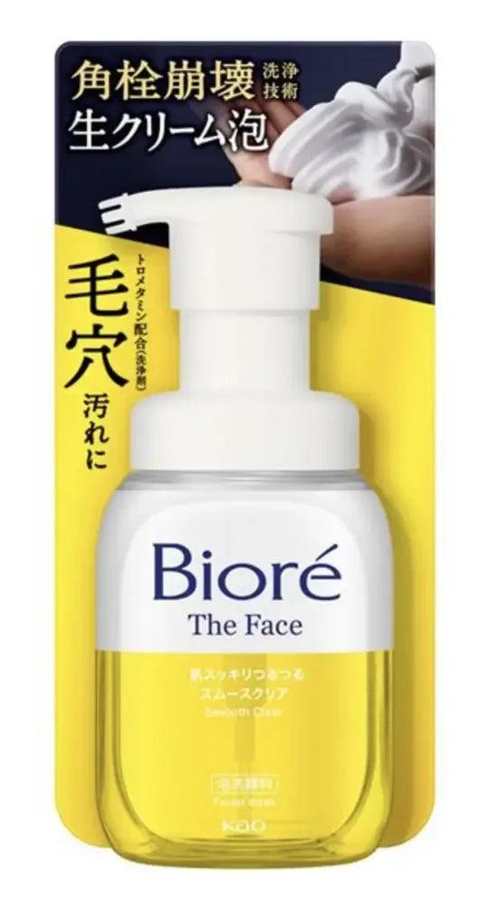 Biore The Face Foaming Facial Wash Smooth Clear