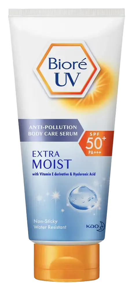 Biore UV Anti-Pollution Body Care Serum SPF 50+ PA+++ - Extra Moist