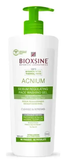 Bioxsine Sebum Regulating Face Washing Gel