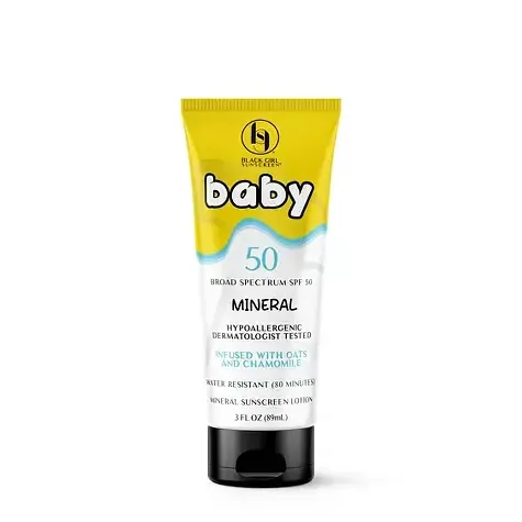 Black Girl Sunscreen Baby Mineral Lotion Broad Spectrum SPF 50