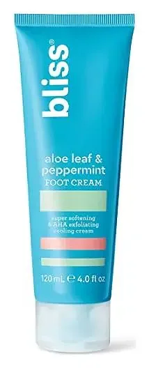 Bliss Aloe Leaf & Peppermint Foot Cream
