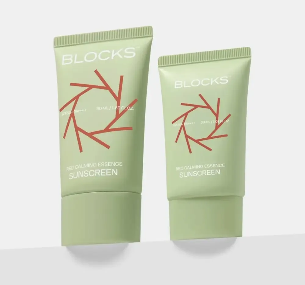 Blocks Red Calming Essence Sunscreen SPF50+ PA++++
