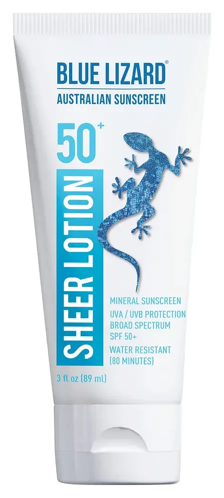Blue Lizard Sheer Body Mineral Sunscreen Lotion