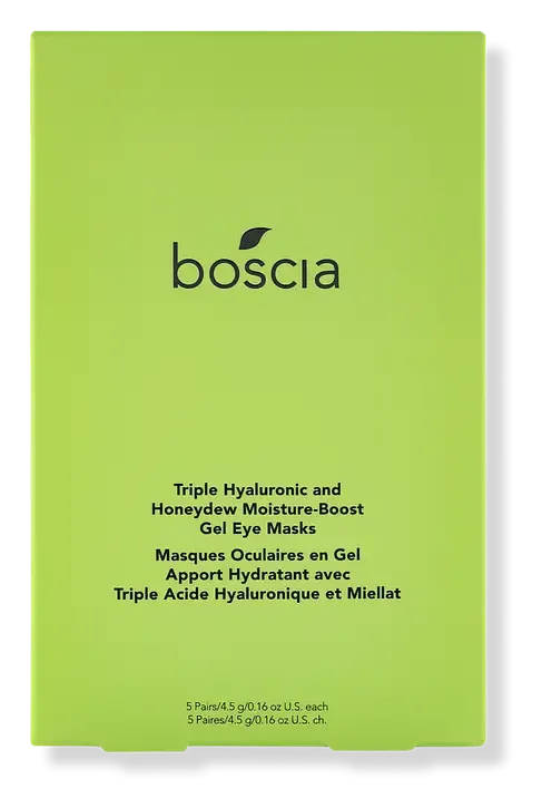 Boscia Triple Hyaluronic and Honeydew Moisture-Boost Gel Eye Masks