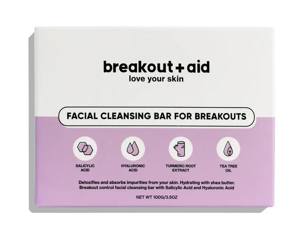Breakout + Aid Facial Cleansing Bar For Breakouts