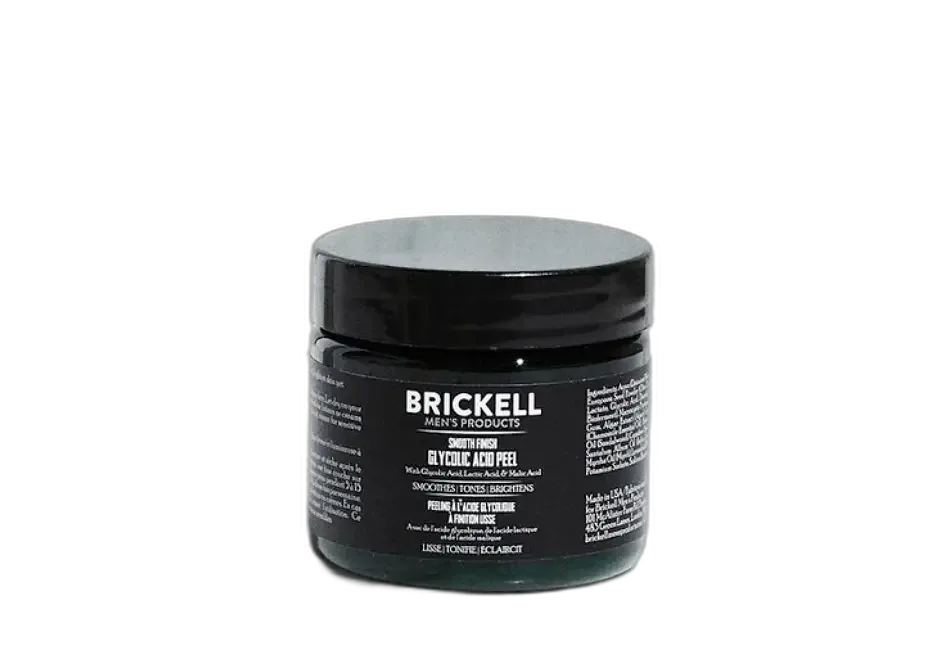 Brickell Men's Products Smooth Finish Glycolic Acid Peel