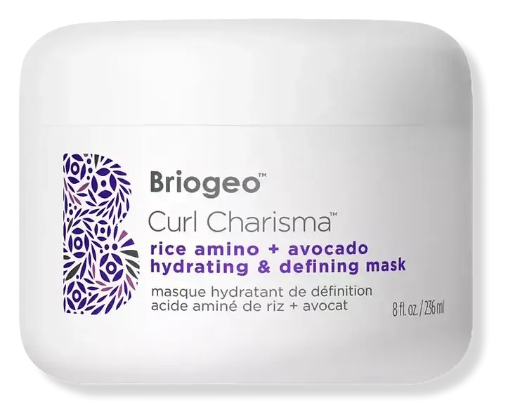 BrioGeo Curl Charisma Rice Amino + Avocado Hydrating & Defining Hair Mask