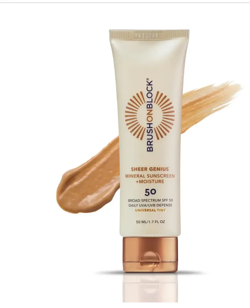 Brush On Block Sheer Genius Mineral Sunscreen + Moisture SPF 50