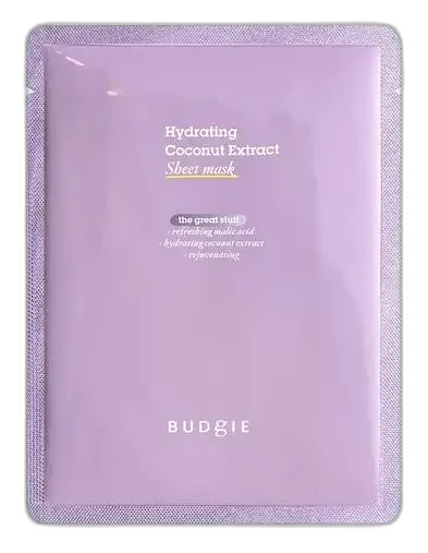 Budgie Hydrating Coconut Extract Sheet Mask