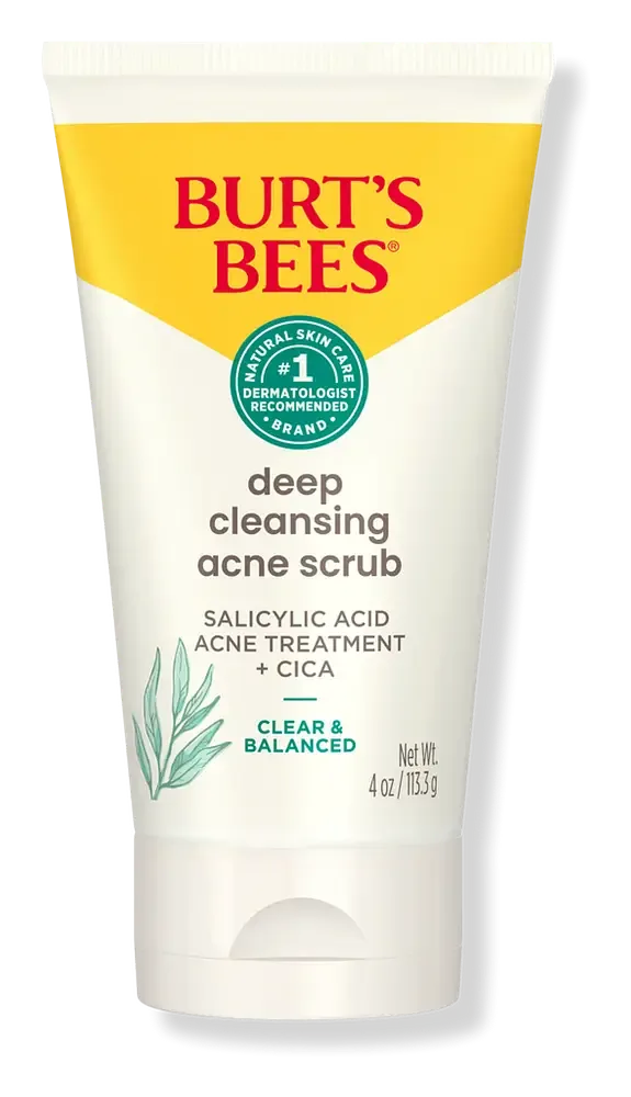 Burt's Bees Clear and Balanced Deep Cleansing Acne Scrub