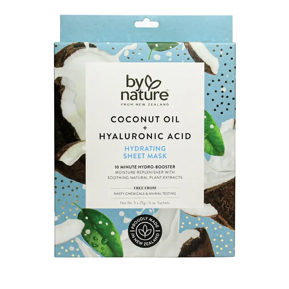 By Nature Coconut Oil + Hyaluronic Acid Hydrating Sheet Mask