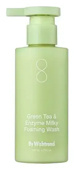 By WISHTREND Green Tea & Enzyme Milky Foaming Wash