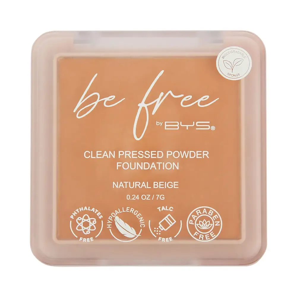 BYS Be Free Clean Pressed Powder Foundation