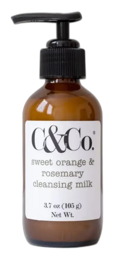 C&Co Handcrafted Skincare Sweet Orange & Rosemary Cleansing Milk