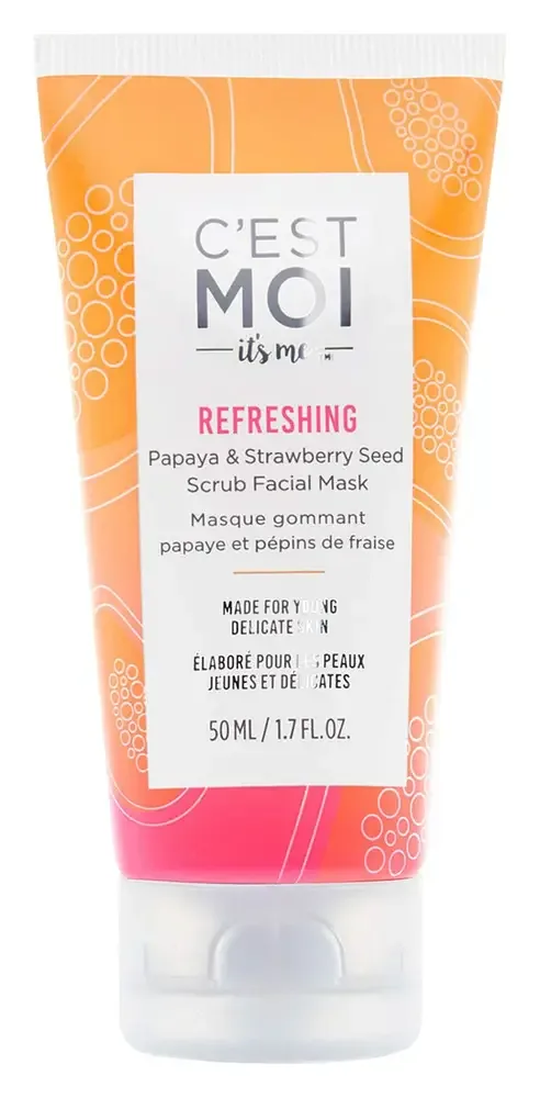 C’est Moi Refreshing Papaya & Strawberry Seed Scrub Facial Mask